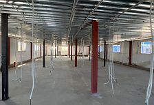 Строительство офиса 600 м2 в каркасном строении из сэндвич панелей